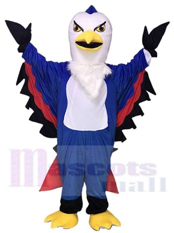 Blau und Rot Thunderbird Maskottchen Kostüme Tier Vogel
