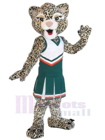 Leopard maskottchen kostüm