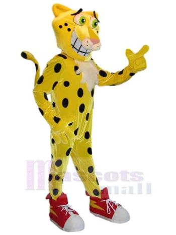 Leopard maskottchen kostüm
