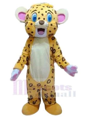 Leopard maskottchen kostüm