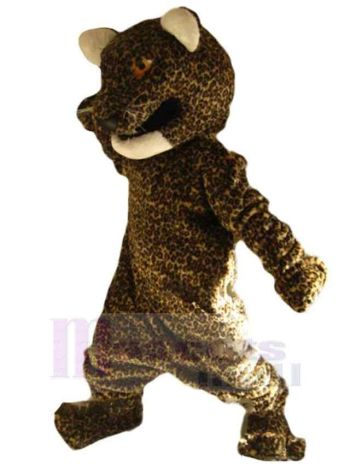 Jaguar maskottchen kostüm