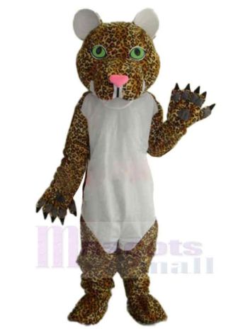 Gepard maskottchen kostüm