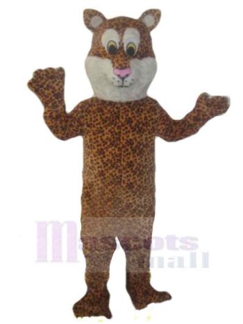 Gepard maskottchen kostüm