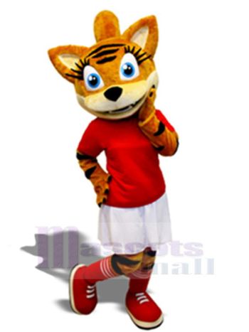 Tiger maskottchen kostüm