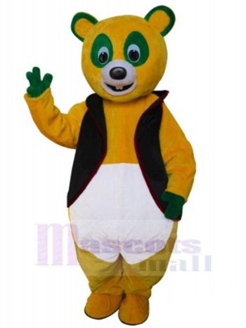 Panda maskottchen kostüm