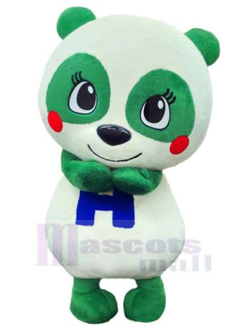 Panda maskottchen kostüm