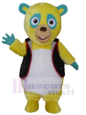 Panda maskottchen kostüm