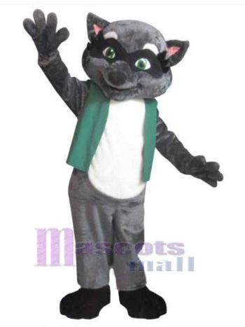 Waschbär maskottchen kostüm
