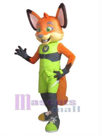 Fuchs maskottchen kostüm