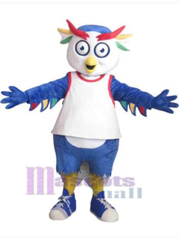 Eule maskottchen kostüm