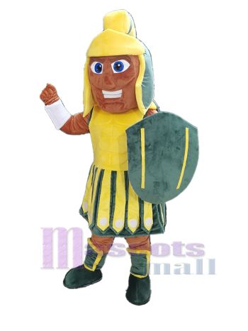 Spartanisch maskottchen kostüm