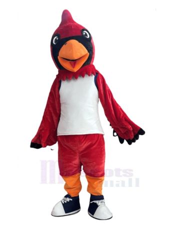 Kardinal Vogel maskottchen kostüm