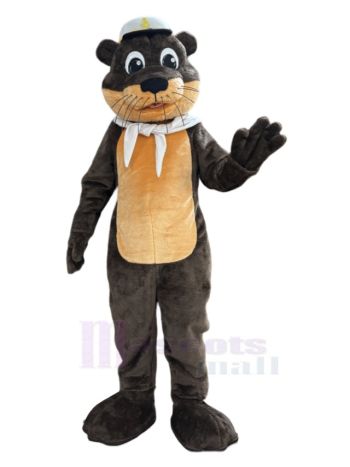 Otter Matrose Maskottchen Kostüm Tier