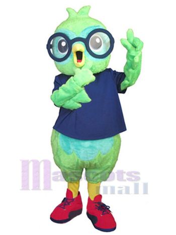 Vogel maskottchen kostüm