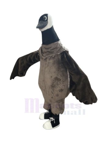 Braune Gans Geflügel Maskottchen Kostüm