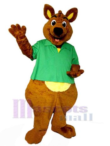 Känguru maskottchen kostüm