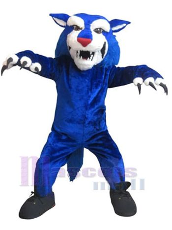 Wolf maskottchen kostüm