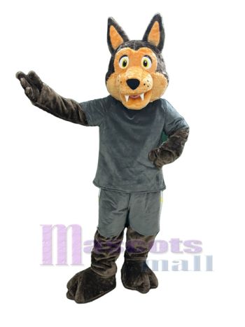 Kojote maskottchen kostüm