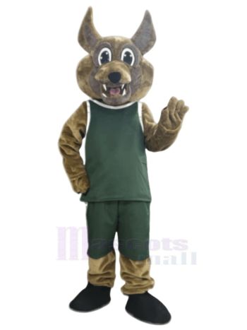 Kojote maskottchen kostüm