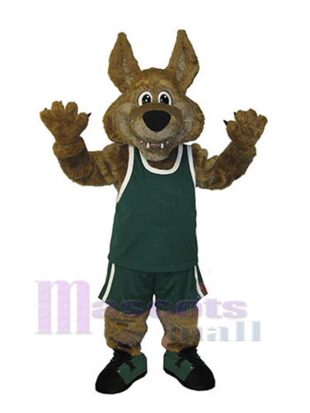 Kojote maskottchen kostüm