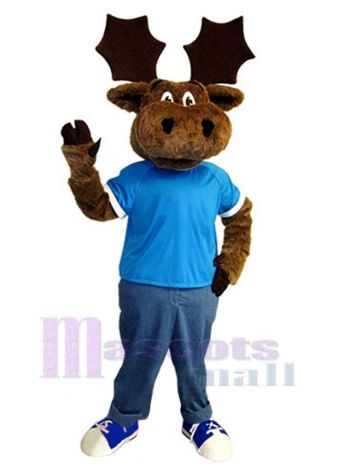 Elch maskottchen kostüm