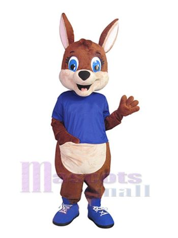 Känguru maskottchen kostüm