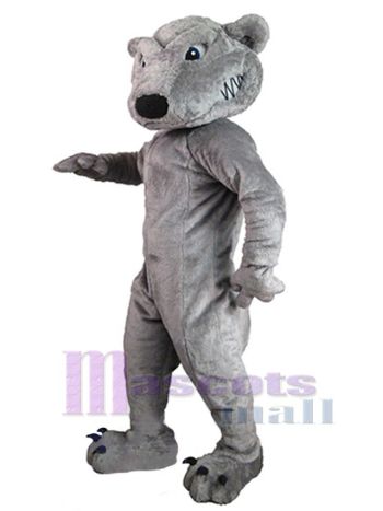 Wolf maskottchen kostüm