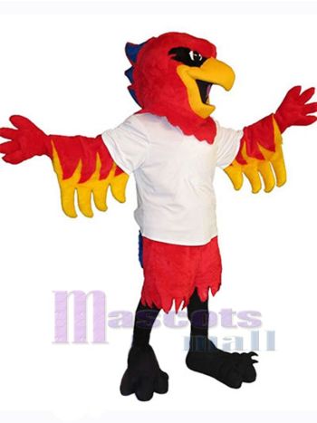 Phönix Vogel maskottchen kostüm