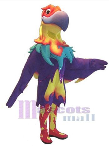 Phönix Vogel maskottchen kostüm