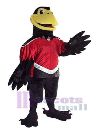 Krähe maskottchen kostüm