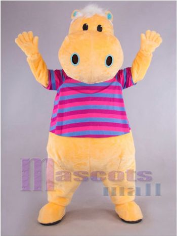 Nilpferd maskottchen kostüm