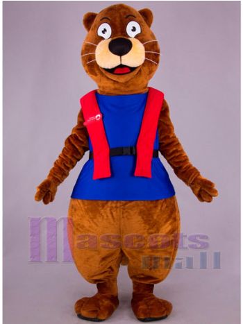 Otter maskottchen kostüm