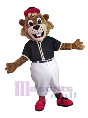 Biber maskottchen kostüm