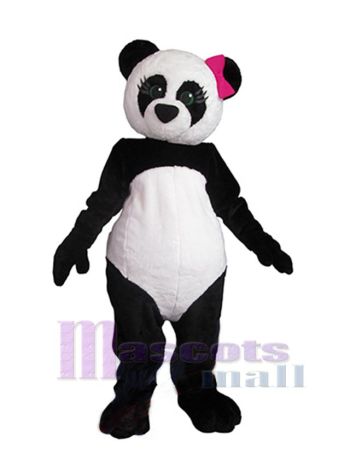 Panda maskottchen kostüm