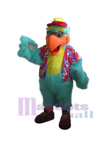 Papagei maskottchen kostüm