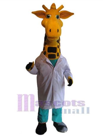 Giraffe maskottchen kostüm