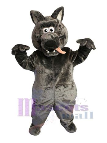 Wolf maskottchen kostüm