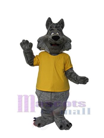 Wolf maskottchen kostüm
