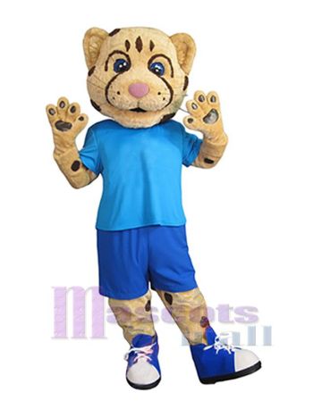 Gepard Maskottchen kostüm