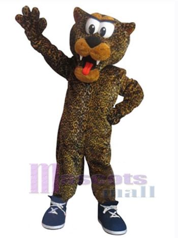 Leopard Maskottchen kostüm