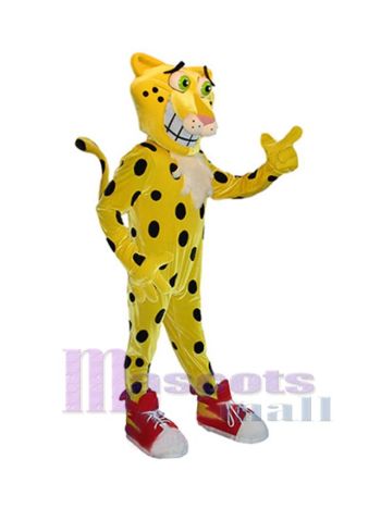 Leopard Maskottchen kostüm