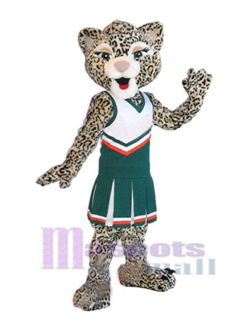 Leopard Maskottchen kostüm