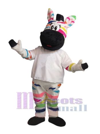 Zebra maskottchen kostüm
