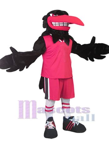 Rabe maskottchen kostüm