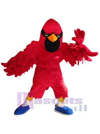 Kardinal Vogel maskottchen kostüm