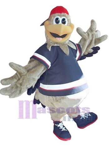 Falke maskottchen kostüm