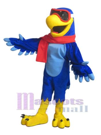 Falke maskottchen kostüm