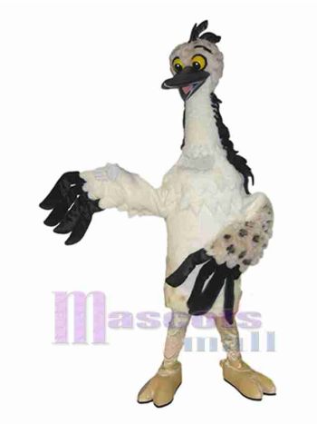 Strauß Vogel maskottchen kostüm