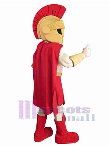 Krieger maskottchen kostüm