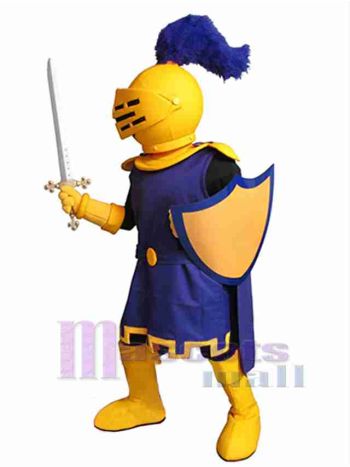 Krieger maskottchen kostüm